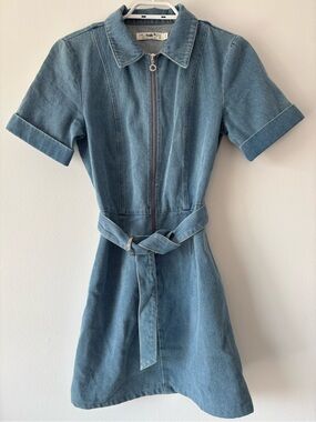 Simons Twik Light Blue Denim dress